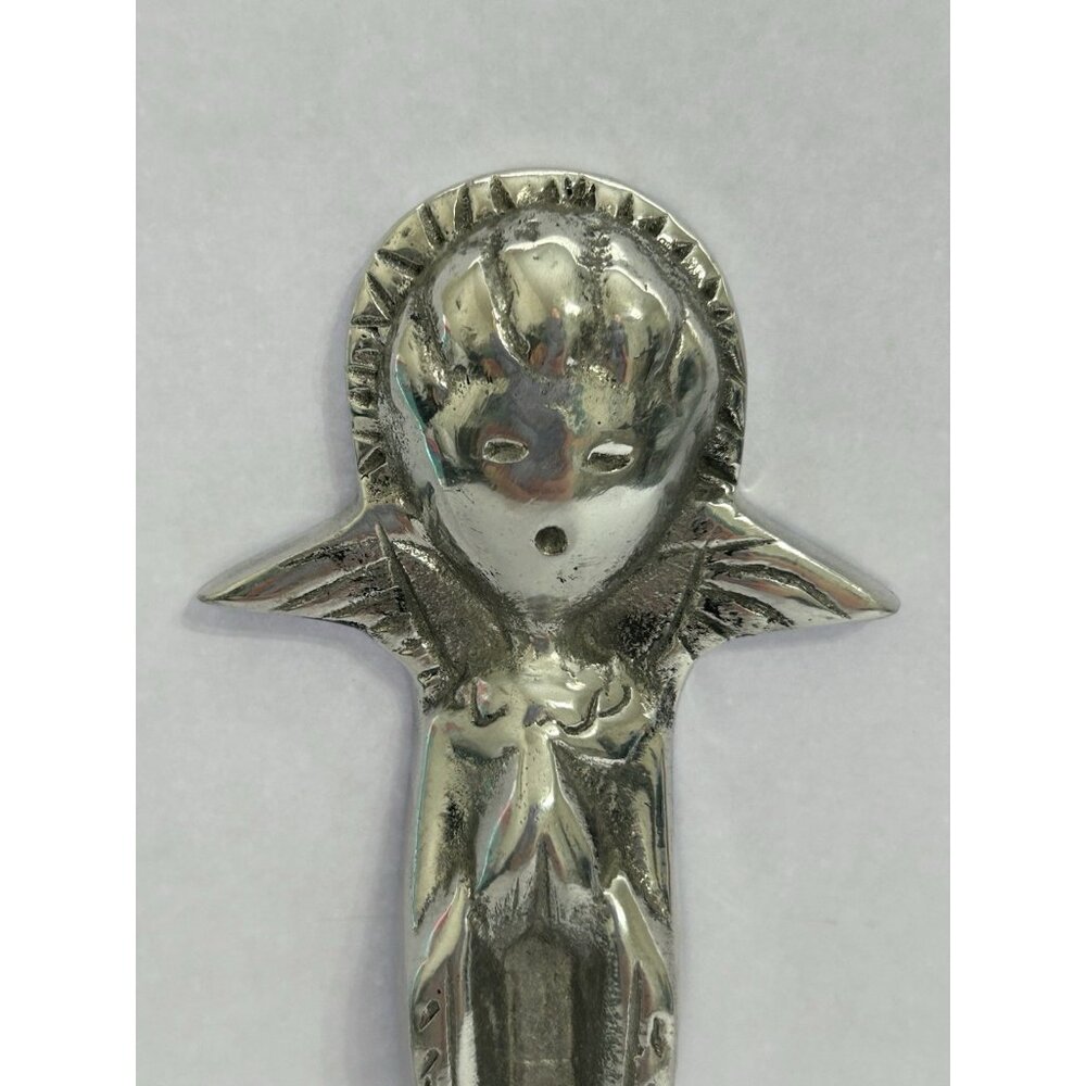 Vintage Mexican Praying Singing Angel 3D Relief Wall Hanger Religious Decor - Picture 2 of 5